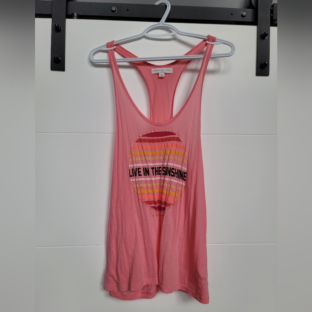 Spiritual Gangster Pink Sunshine Graphic Tank Top